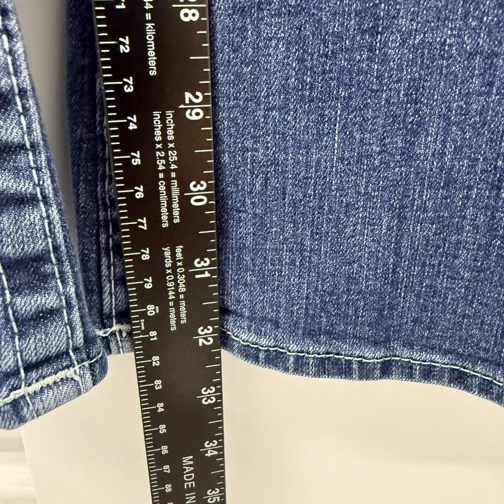 True‎ Religion Jeans 31x32 Blue Straight Bootcut USA Made Y2K Denim